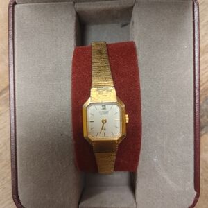 Citizen Gold Women's Watch with White Dial